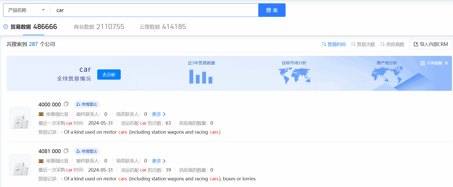 埃塞俄比亚海关数据,海关数据,evo真人视讯海关数据 埃塞俄比亚海关数据,海关数据,evo真人视讯海关数据